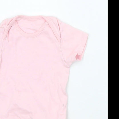TU Girls Pink   Babygrow One-Piece Size 9-12 Months