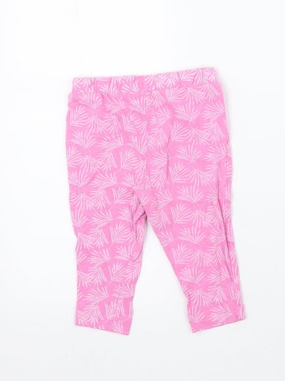 Matalan Girls Pink   Sweatpants Trousers Size 9-12 Months