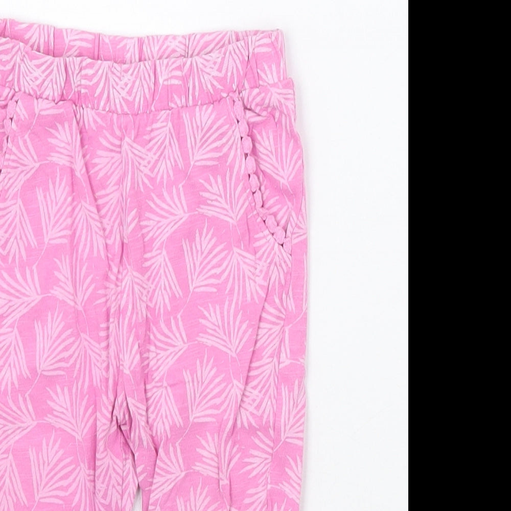 Matalan Girls Pink   Sweatpants Trousers Size 9-12 Months