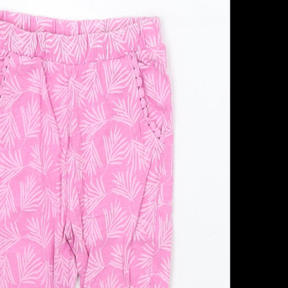 Matalan Girls Pink   Sweatpants Trousers Size 9-12 Months