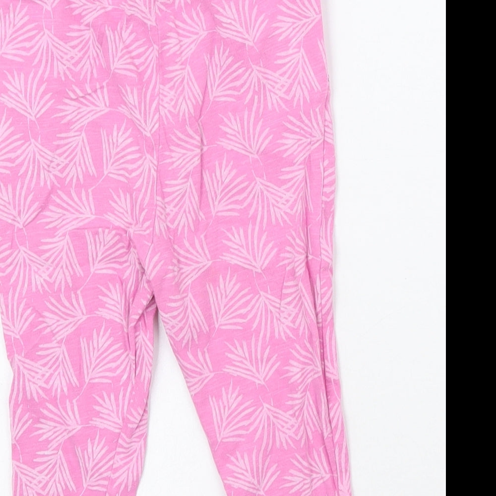 Matalan Girls Pink   Sweatpants Trousers Size 9-12 Months