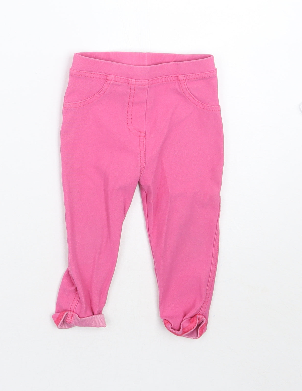 Matalan Baby Pink   Capri Trousers Size 9-12 Months