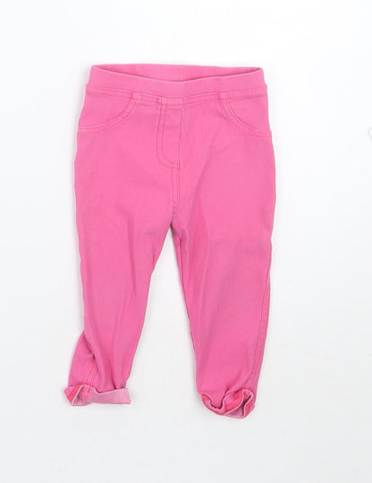 Matalan Baby Pink   Capri Trousers Size 9-12 Months