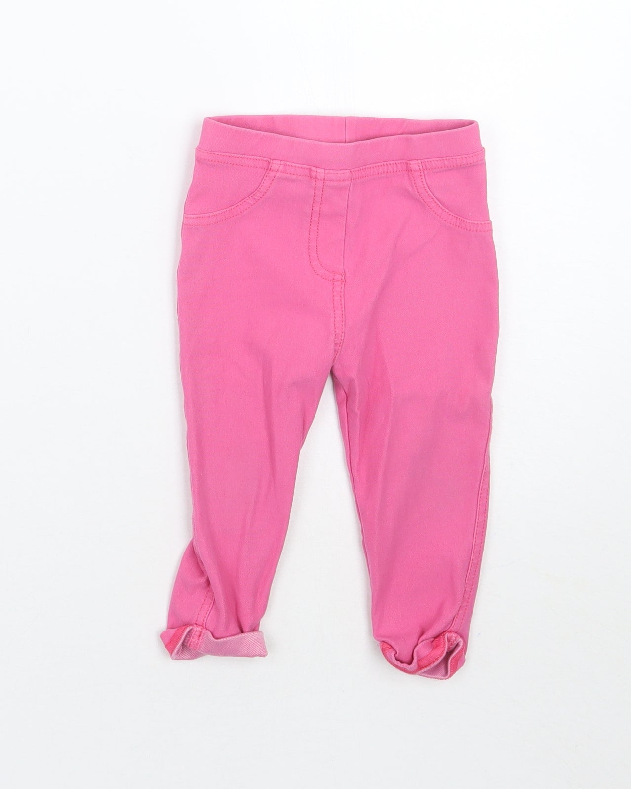 Matalan Baby Pink   Capri Trousers Size 9-12 Months