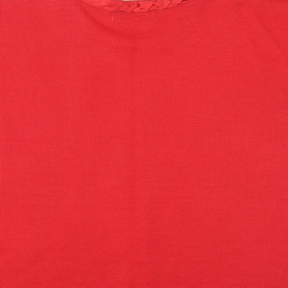 Design Essentials Womens Red   Basic T-Shirt Size M