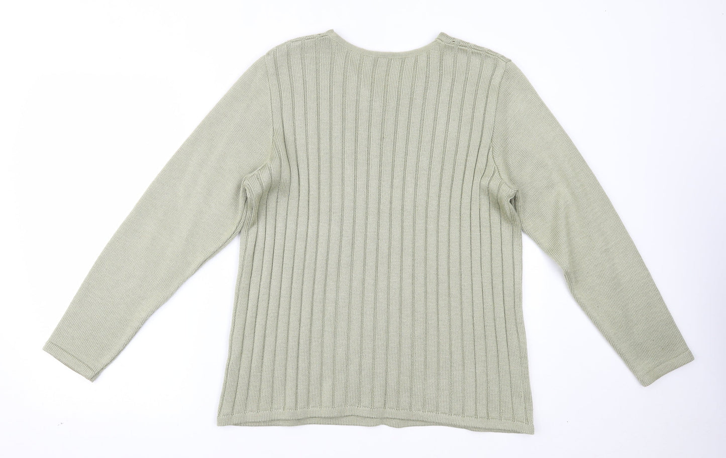 Daxon Womens Green   Basic Blouse Size 14