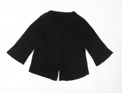 Silent Angels Womens Black   Cardigan Jumper Size 16