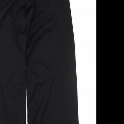 Womens UK Size 10 PRETTYLITTLETHING Regular Fit  Black Trousers