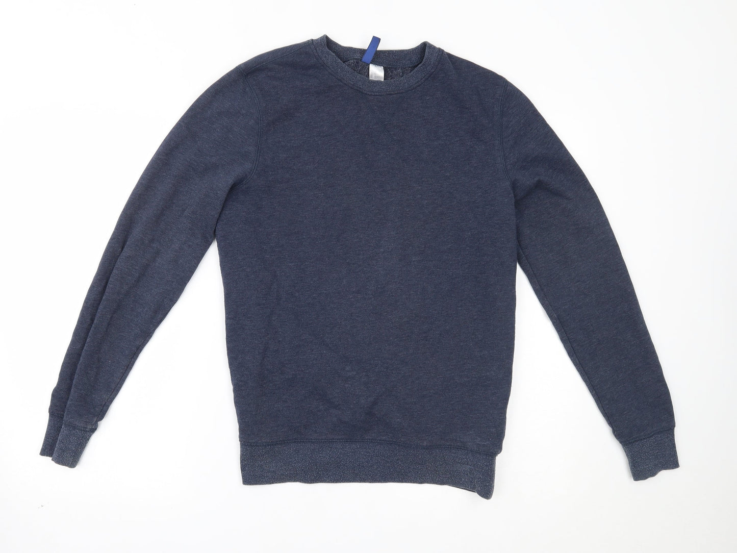 Mens UK Size XS H&M Blue Pullover Sweatshirt