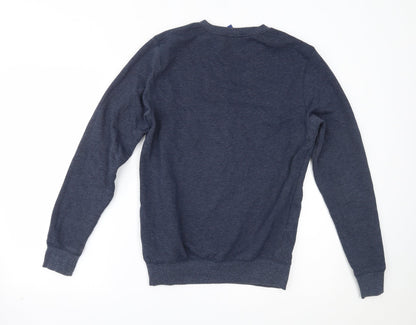 Mens UK Size XS H&M Blue Pullover Sweatshirt