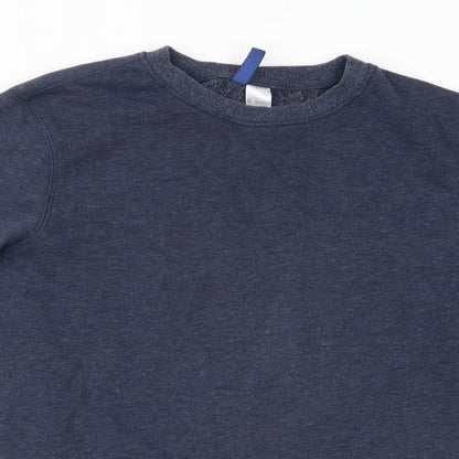 Mens UK Size XS H&M Blue Pullover Sweatshirt