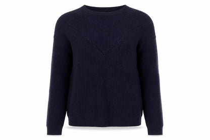 Womens UK Size M Papaya Blue Pullover Jumper