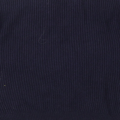 Womens UK Size M Papaya Blue Pullover Jumper