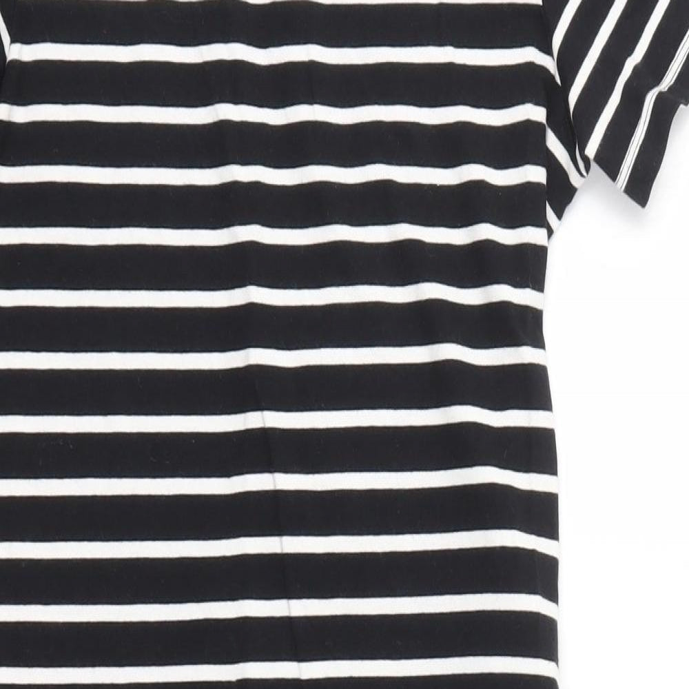 Noisy may Womens Multicoloured Striped  T-Shirt Dress  Size XS