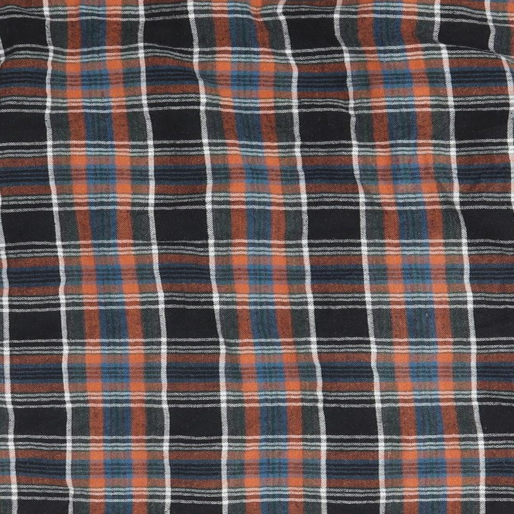 Zak Mens Multicoloured Check   Button-Up Size XL