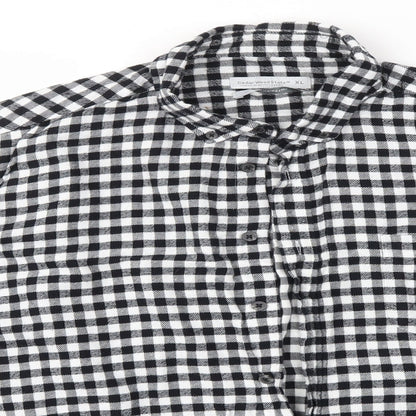 Primark Mens Grey Check   Button-Up Size XL
