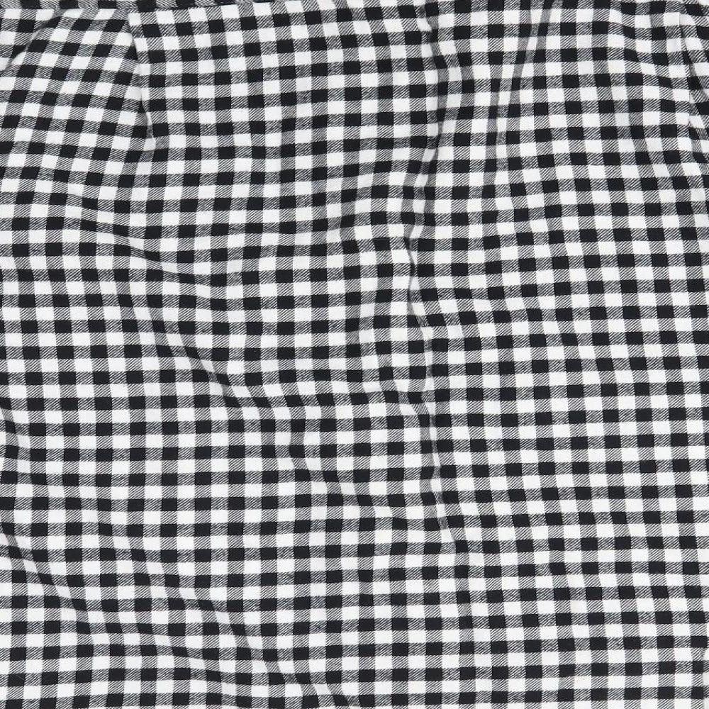 Primark Mens Grey Check   Button-Up Size XL