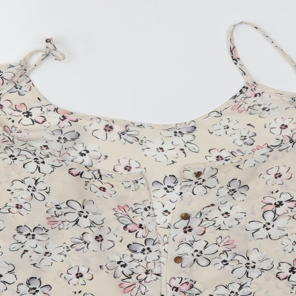 Primark Womens Multicoloured Floral  Basic Button-Up Size 20