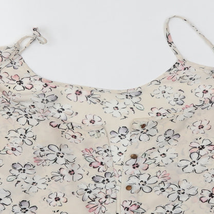 Primark Womens Multicoloured Floral  Basic Button-Up Size 20