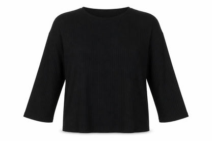 Womens UK Size 12 ASOS Black Basic Blouse
