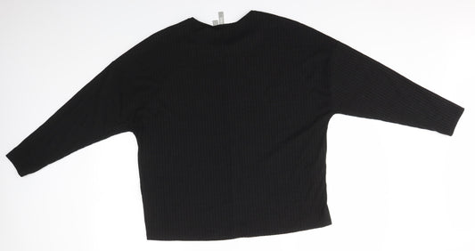 Womens UK Size 12 ASOS Black Basic Blouse