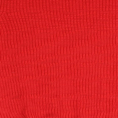 Womens UK Size M Matalan Red Henley Jumper
