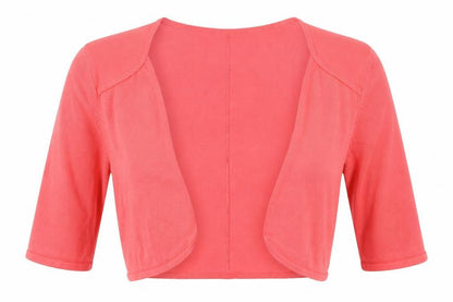 Front view of Coast women’s pink cardigan jumper, size S