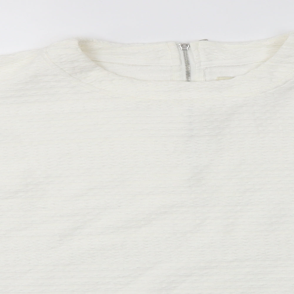 Womens UK Size 16 Matalan White Pullover Jumper