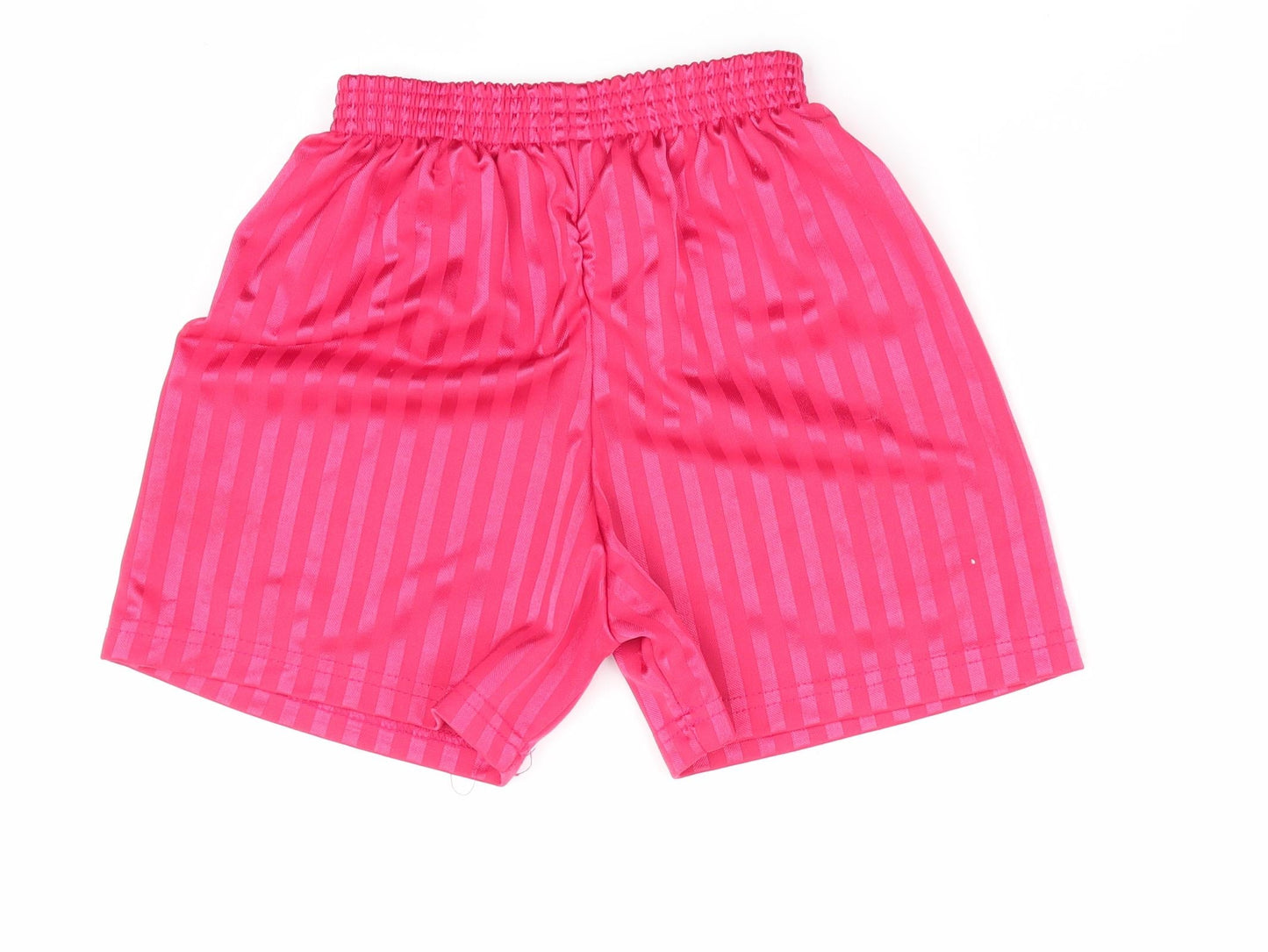 School Trends Boys Red Striped  Utility Shorts Size 4-5 Years