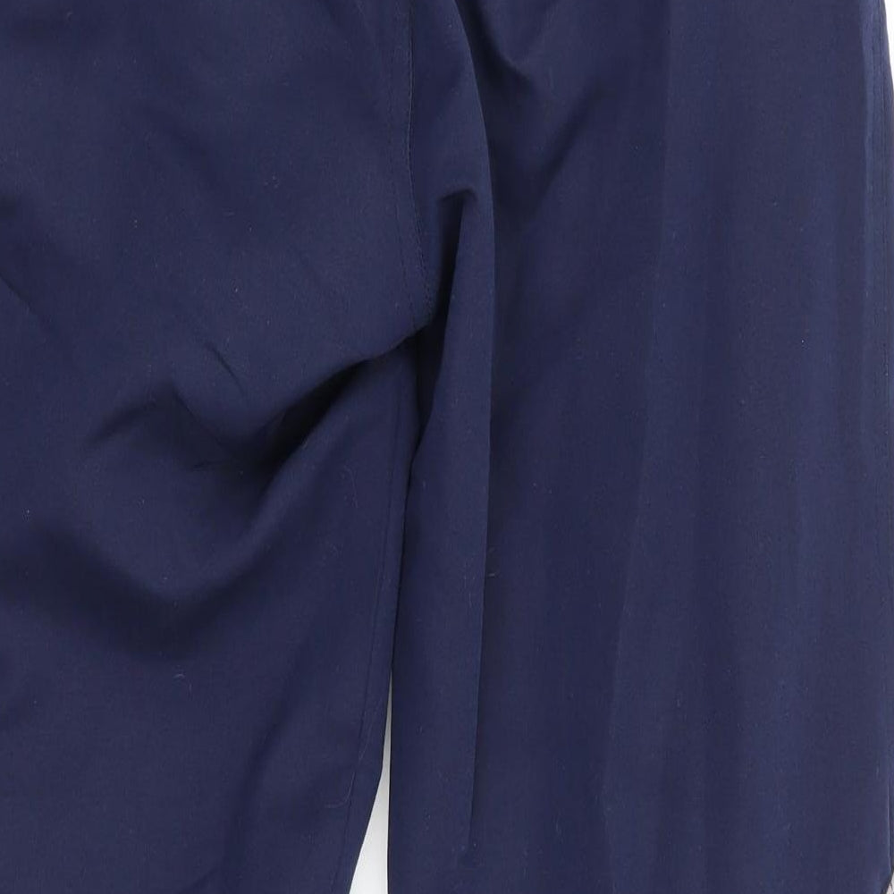 KooGar Mens Blue   Track Pants Trousers  L23 in - Cropped