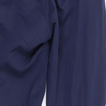 KooGar Mens Blue   Track Pants Trousers  L23 in - Cropped