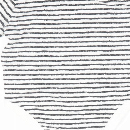 My K Boys Black Striped  Romper One-Piece Size 9-12 Months  - Super Happy