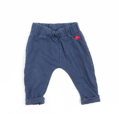 Mothercare Boys Blue   Jogger Trousers Size 3-6 Months  - Car Logo