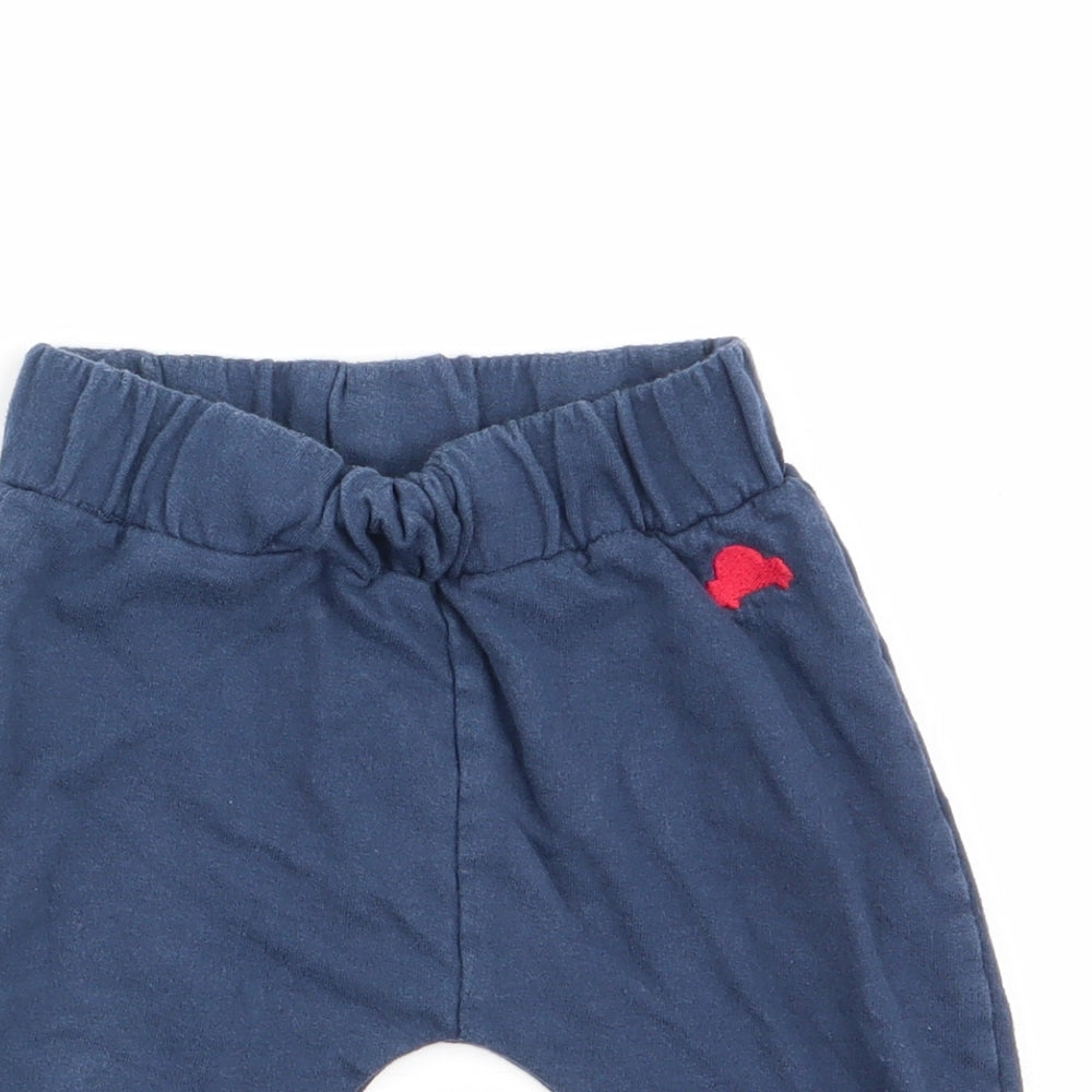 Mothercare Boys Blue   Jogger Trousers Size 3-6 Months  - Car Logo