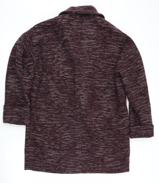 Papaya Womens Red   Overcoat Coat Size 16