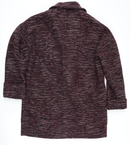 Papaya Womens Red   Overcoat Coat Size 16