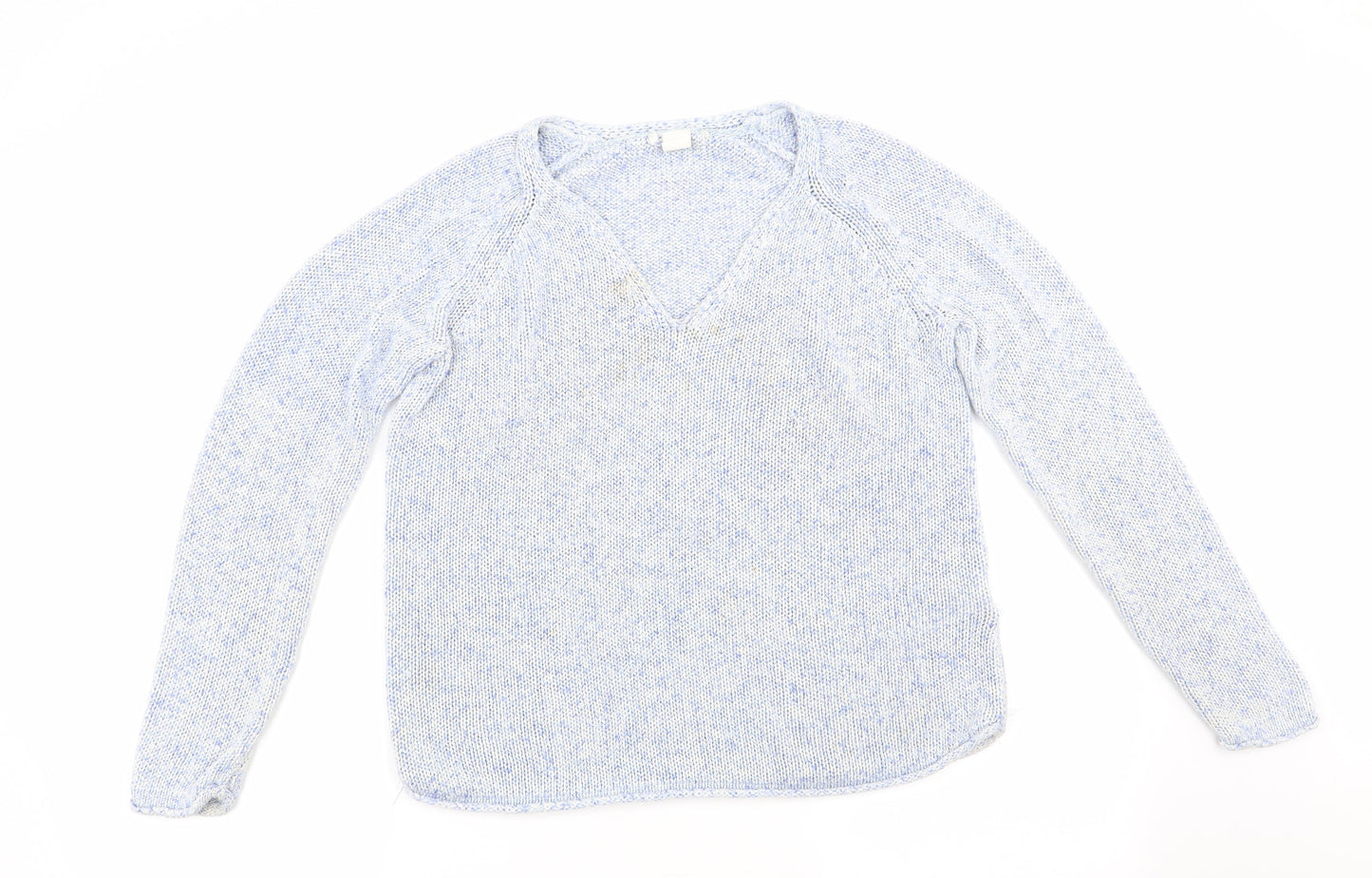 Womens UK Size 6 Preworn Blue Pullover Jumper