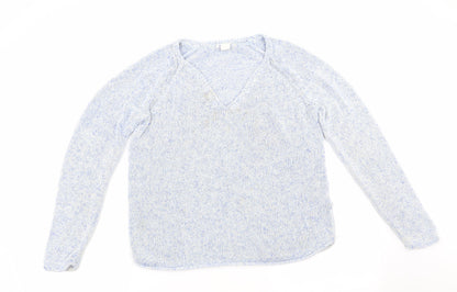 Womens UK Size 6 Preworn Blue Pullover Jumper