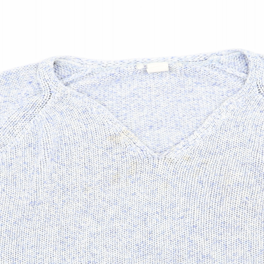 Womens UK Size 6 Preworn Blue Pullover Jumper