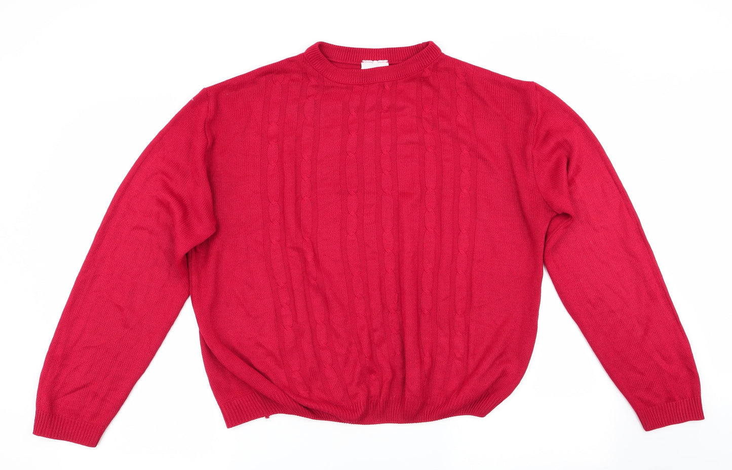Avabell Mens Red   Pullover Jumper