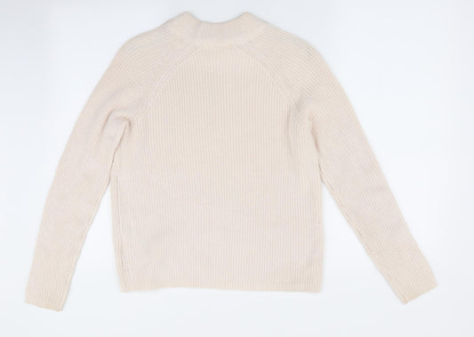 Womens UK Size 6 H&M Ivory Pullover Jumper
