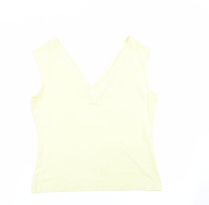 Womens UK Size 12 Marks and Spencer Green Basic Tank