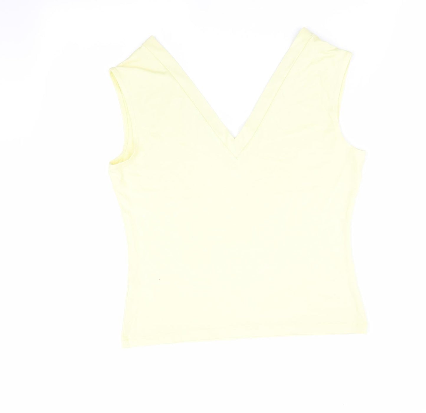 Womens UK Size 12 Marks and Spencer Green Basic Tank