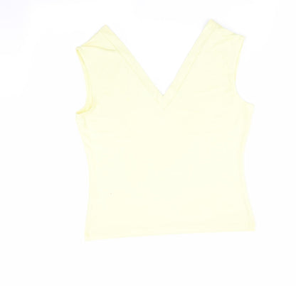 Womens UK Size 12 Marks and Spencer Green Basic Tank