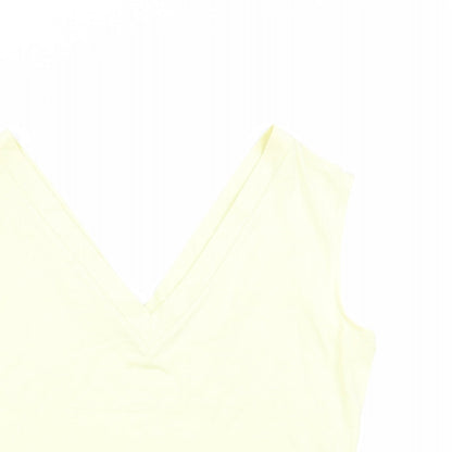 Womens UK Size 12 Marks and Spencer Green Basic Tank