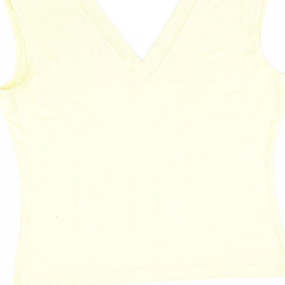 Womens UK Size 12 Marks and Spencer Green Basic Tank