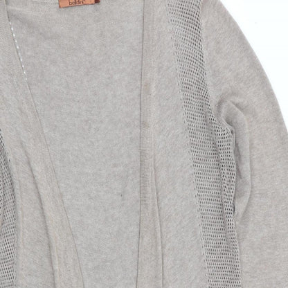 Bellini Womens Brown   Cardigan Jumper Size S  - Longline Cardigan Taupe