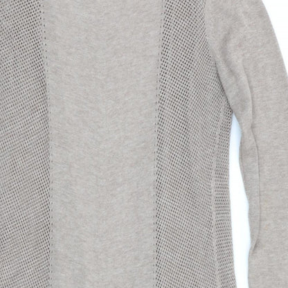 Bellini Womens Brown   Cardigan Jumper Size S  - Longline Cardigan Taupe