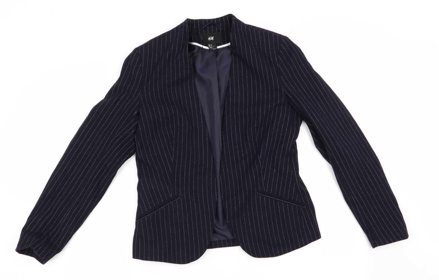Womens UK Size 10 H&M Blue Jacket