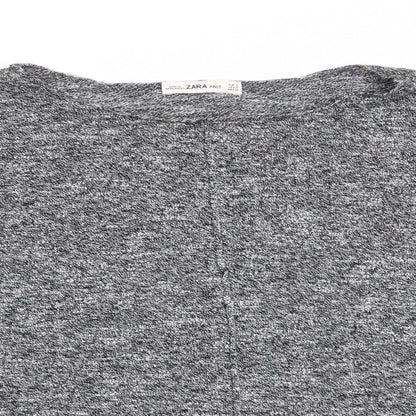Womens UK Size S Zara Black Pullover Jumper